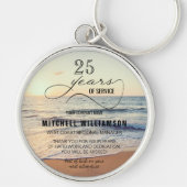 Aangepersonaliseerde jaren van service pensionerin sleutelhanger (Voorkant)