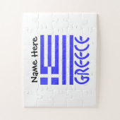 Aangepersonaliseerde Jigzaag Puzzle voor Griekenla Legpuzzel (Verticaal)