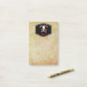 Aangepersonaliseerde Jolly Roger (Cutlass) Post-it Post-it® Notes (Op bureau)