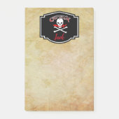 Aangepersonaliseerde Jolly Roger (Cutlass) Post-it Post-it® Notes (Voorkant)