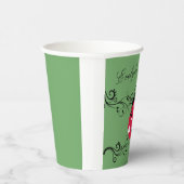 Aangepersonaliseerde juffrouw-beugel-papierbekertj papieren bekers (Rechts)