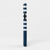 Aangepersonaliseerde kapitein Nautical Anchor Boat Case-Mate iPhone Case (Achterkant/rechts)