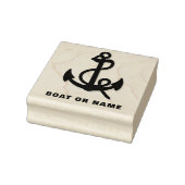 Aangepersonaliseerde kapitein Nautical Anchor Boat Rubberstempel (Stempel)