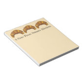 Aangepersonaliseerde keuken van snijbakkerij notitieblok (Schuin)