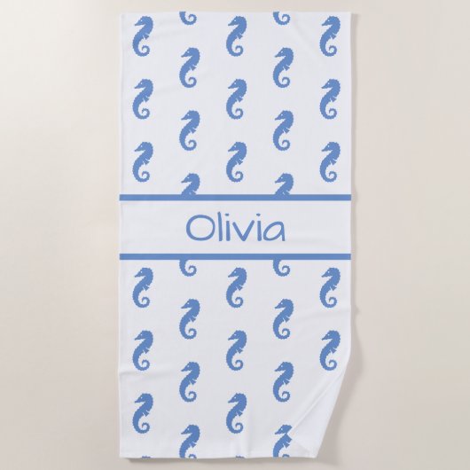 Aangepersonaliseerde keukenhanddoek strandlaken (Voorkant)