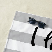 Aangepersonaliseerde keuzevrijheid keukenhanddoek strandlaken (In situ)