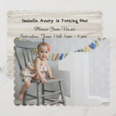 Aangepersonaliseerde 'Kijk wie er één draait' verj Kaart (Voorkant / Achterkant)