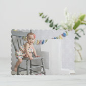 Aangepersonaliseerde 'Kijk wie er één draait' verj Kaart (Staand voorkant)