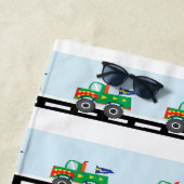 Aangepersonaliseerde kleurige handdoek voor vracht (In situ)