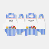 Aangepersonaliseerde kleurrijke reisavontuurbox bedankdoosjes (Uitgevouwen)
