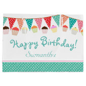 Aangepersonaliseerde koffertijd voor Cute Party Bu Groot Cadeauzakje (Achterkant)