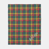 Aangepersonaliseerde lan Buchanan Pset Tartan Fleece Deken (Voorkant)