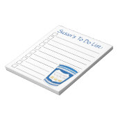 Aangepersonaliseerde lijst van gepersonaliseerde k notitieblok (Linkerzijde)