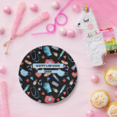 Aangepersonaliseerde medische Laboratoriumweek Papieren Bordje (Feest)