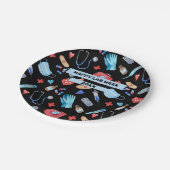 Aangepersonaliseerde medische Laboratoriumweek Papieren Bordje (Gekanteld)