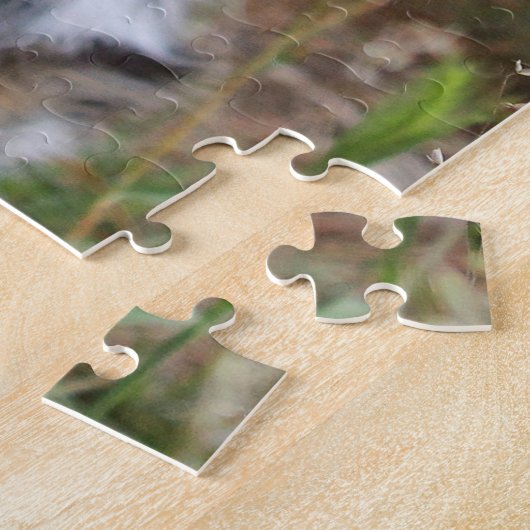 Aangepersonaliseerde Merle Australian Shepherd Pup Legpuzzel (Zijkant)