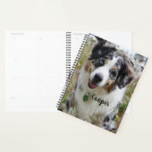 Aangepersonaliseerde Merle Australian Shepherd Pup Planner (Display)