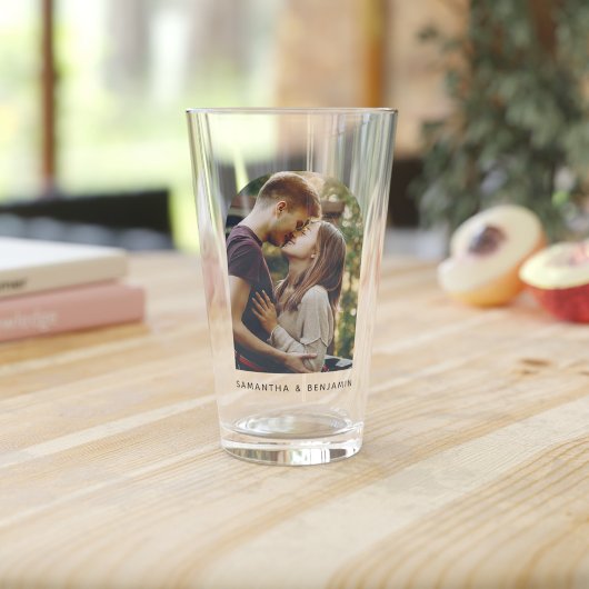 Aangepersonaliseerde Moderne Fotokeepaardbeer Glas