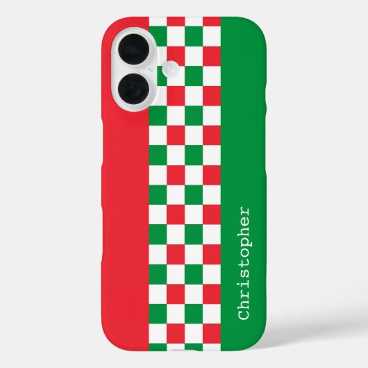 Aangepersonaliseerde moderne Italiaanse racecontro Case-Mate iPhone Case (Achterkant)