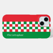 Aangepersonaliseerde moderne Italiaanse racecontro Case-Mate iPhone Case (Achterkant (horizontaal))