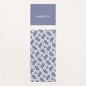 Aangepersonaliseerde moderne, moderne, Floral Patr Yogamat (Voorkant)