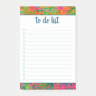 Aangepersonaliseerde naam Abstract kleurig om lijs Post-it® Notes