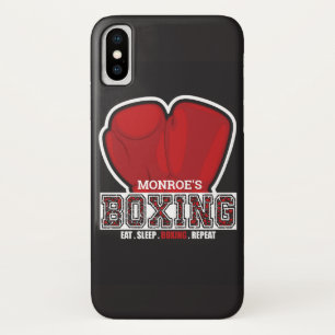 Aangepersonaliseerde naam Boxer Boxing Glove Prize Case-Mate iPhone Case