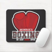 Aangepersonaliseerde naam Boxer Boxing Glove Prize Muismat (Met muis)