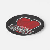 Aangepersonaliseerde naam Boxer Boxing Glove Prize Papieren Bordje (Gekanteld)