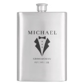 Aangepersonaliseerde naam en datum van huwelijk vo flacon (Voorkant)