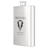 Aangepersonaliseerde naam en datum van huwelijk vo flacon (Links)