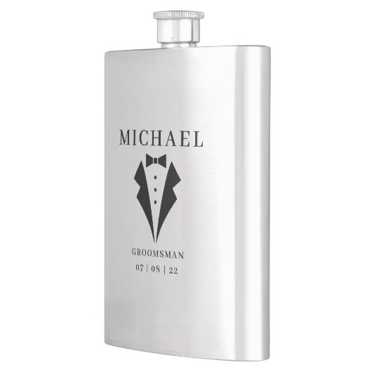 Aangepersonaliseerde naam en datum van huwelijk vo flacon (Links)