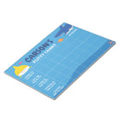 Aangepersonaliseerde naam en taken in het Kaartend Notitieblok (Schuin)