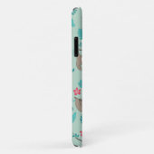 Aangepersonaliseerde naam van Cute Sloth Pattern Case-Mate iPhone Case (Achterkant/rechts)