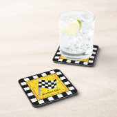 Aangepersonaliseerde naam van de vlag van de auto  drankjes onderzetter (Rechterzijde)