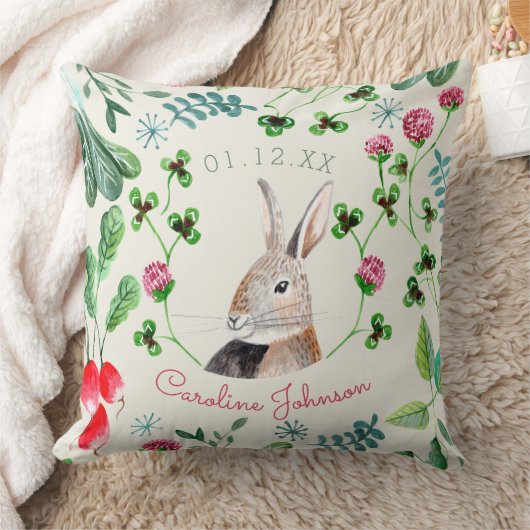 Aangepersonaliseerde naam van het krebbit kussen (Deken)