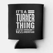 Aangepersonaliseerde naam van Turner Birthday Blikjeskoeler (Voorkant)