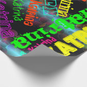 Aangepersonaliseerde naam Verpakking Cadeaupapier (Hoek)