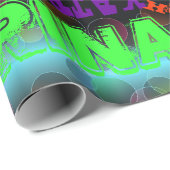 Aangepersonaliseerde naam Verpakking Cadeaupapier (Rol Hoek)