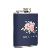 Aangepersonaliseerde naam Waterverf zeemacht Heupfles (Rechts)