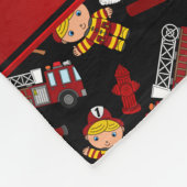 Aangepersonaliseerde naam zwarte vrachtwagens ladd fleece deken (Hoek)