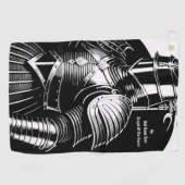 Aangepersonaliseerde nacht van de gymhanddoek golfhanddoek (Horizontaal)