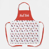 Aangepersonaliseerde nagels- en salonpron schort (Voorkant)