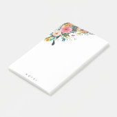 Aangepersonaliseerde notities Ventilator Floral ro Post-it® Notes (Schuin)