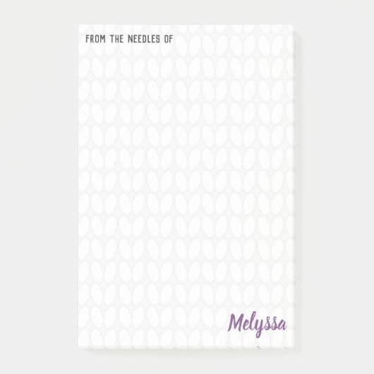 Aangepersonaliseerde notities voor het uitlijnen v post-it® notes (Voorkant)