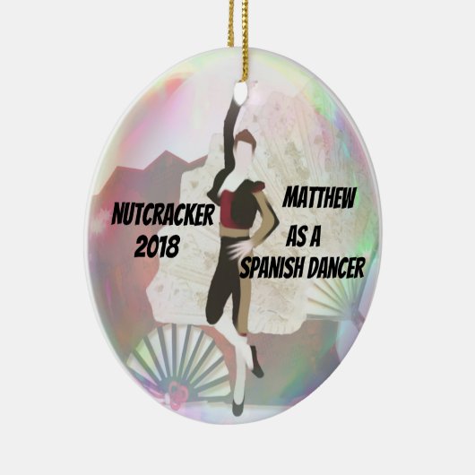 Aangepersonaliseerde Nutcracker Ornament - Spaanse (Rechts)