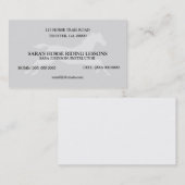 Aangepersonaliseerde paardenrendiënteninstructeur visitekaartje (Voorkant / Achterkant)