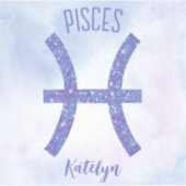 Aangepersonaliseerde Paars voor de hematologische  Sticker (Voorkant)