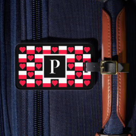Aangepersonaliseerde Poolse vlag Douanebrief Bagagelabel