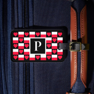 Aangepersonaliseerde Poolse vlag Douanebrief Bagagelabel